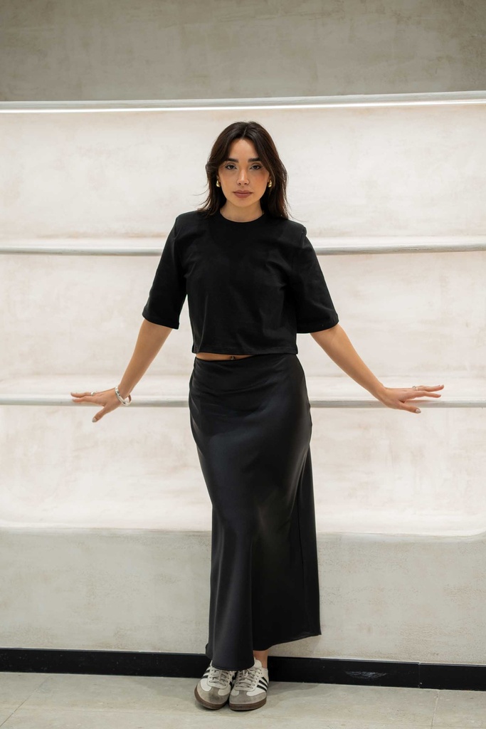 Silken Satin Skirt 