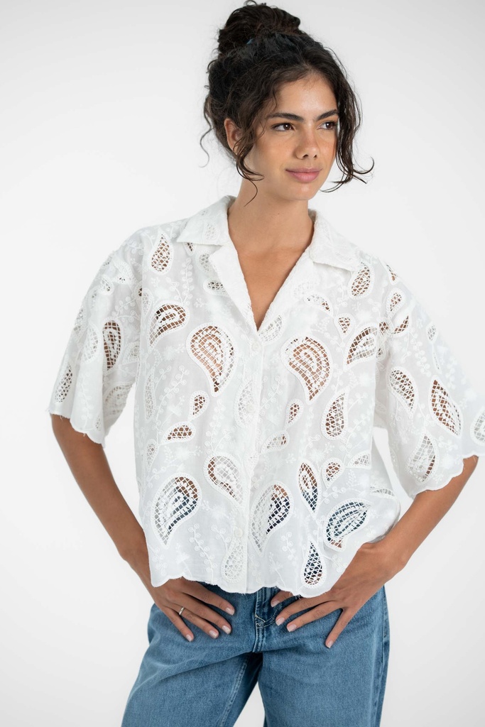 The Aura Stitch Half Sleeve Shirt