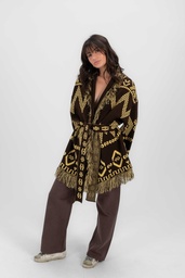 Tribal Boho Knit Kimono