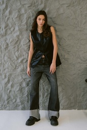 Polished Textured Waistcoat 