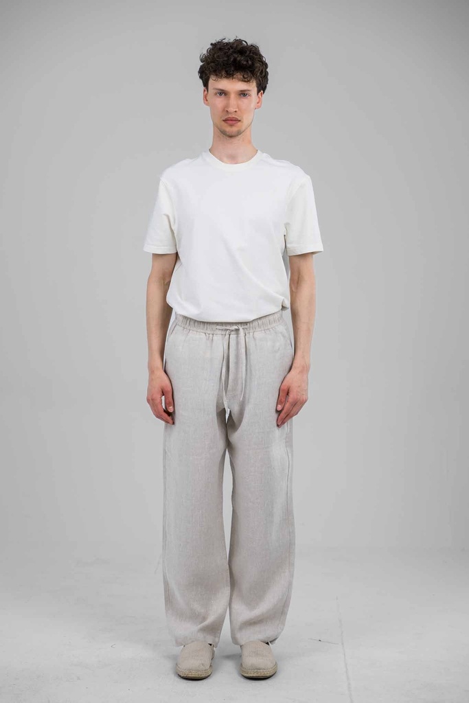 Porto Linen Pull-On Pants