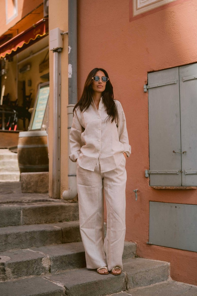 The Ecru Linen Pants