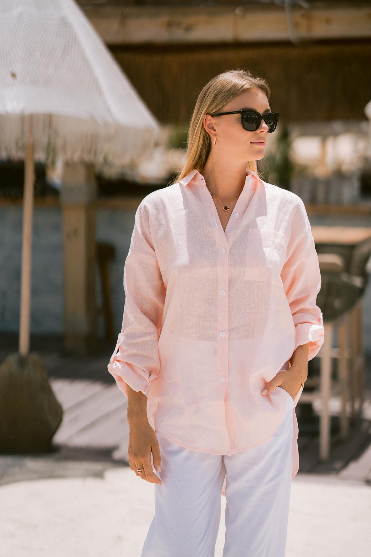 Le Soliel Linen Shirt