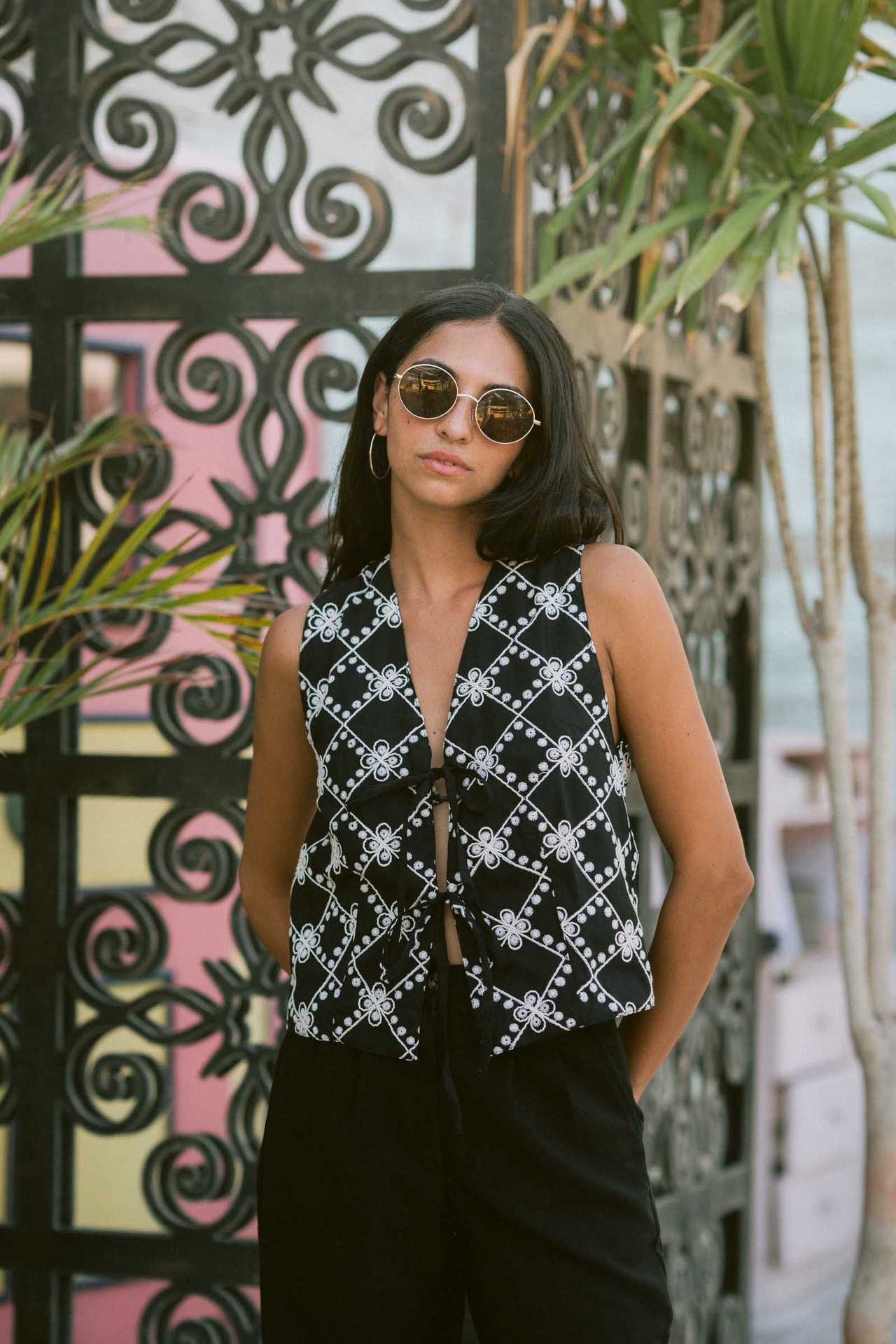 Boho Embriodered Vest