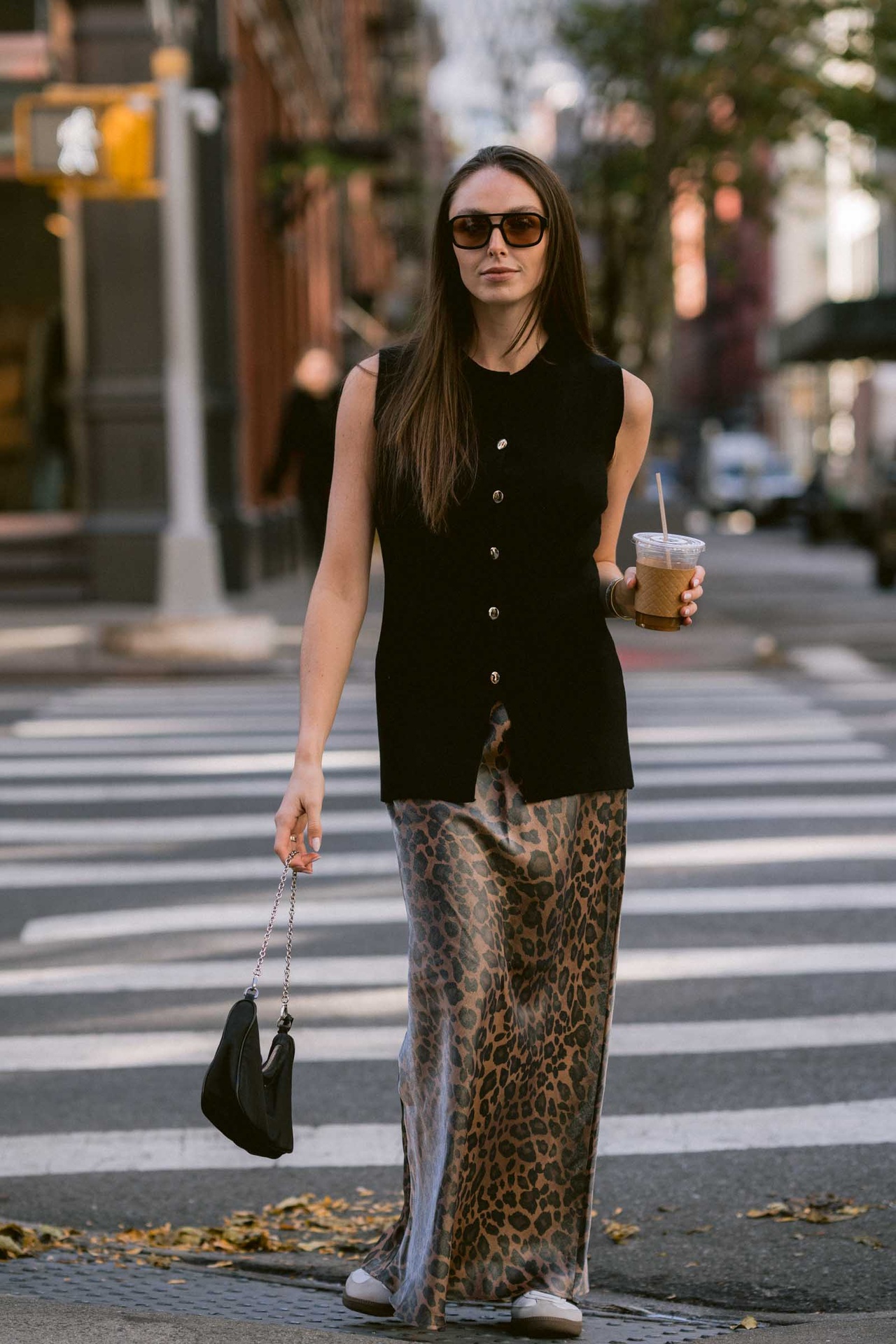 Leopard Shimmery Skirt 
