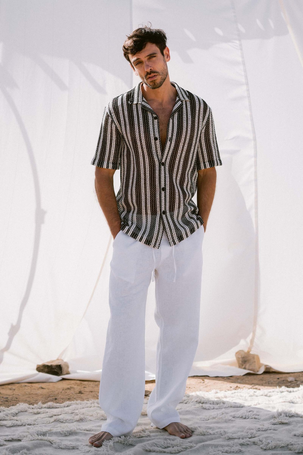 [MS15006] The Monochrome Stitch Shirt