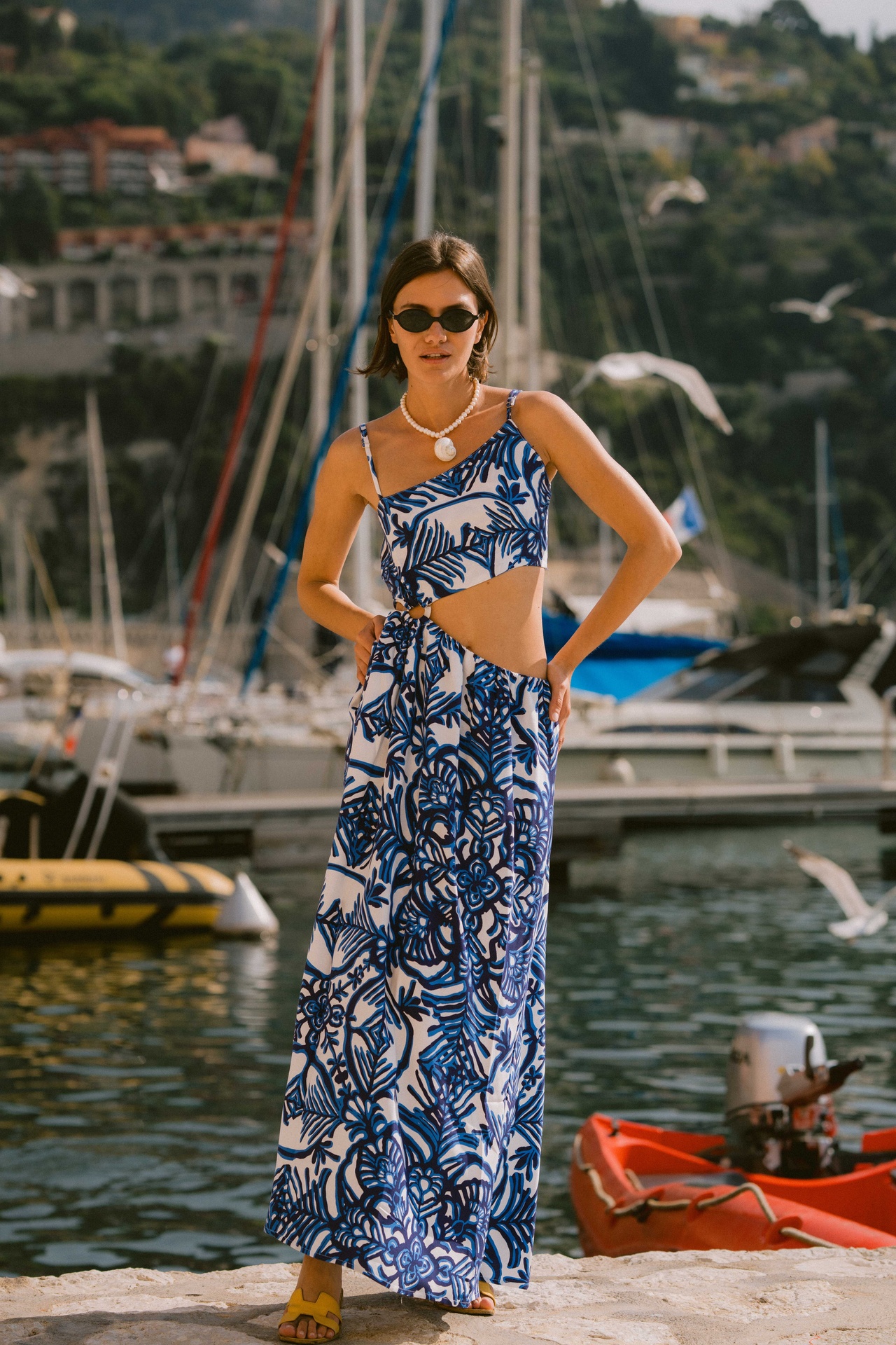 [S15041] Capri Maxi Dress 