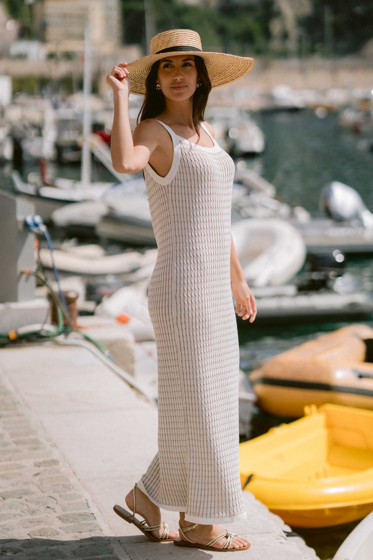 Marbella Braided Knit Dress