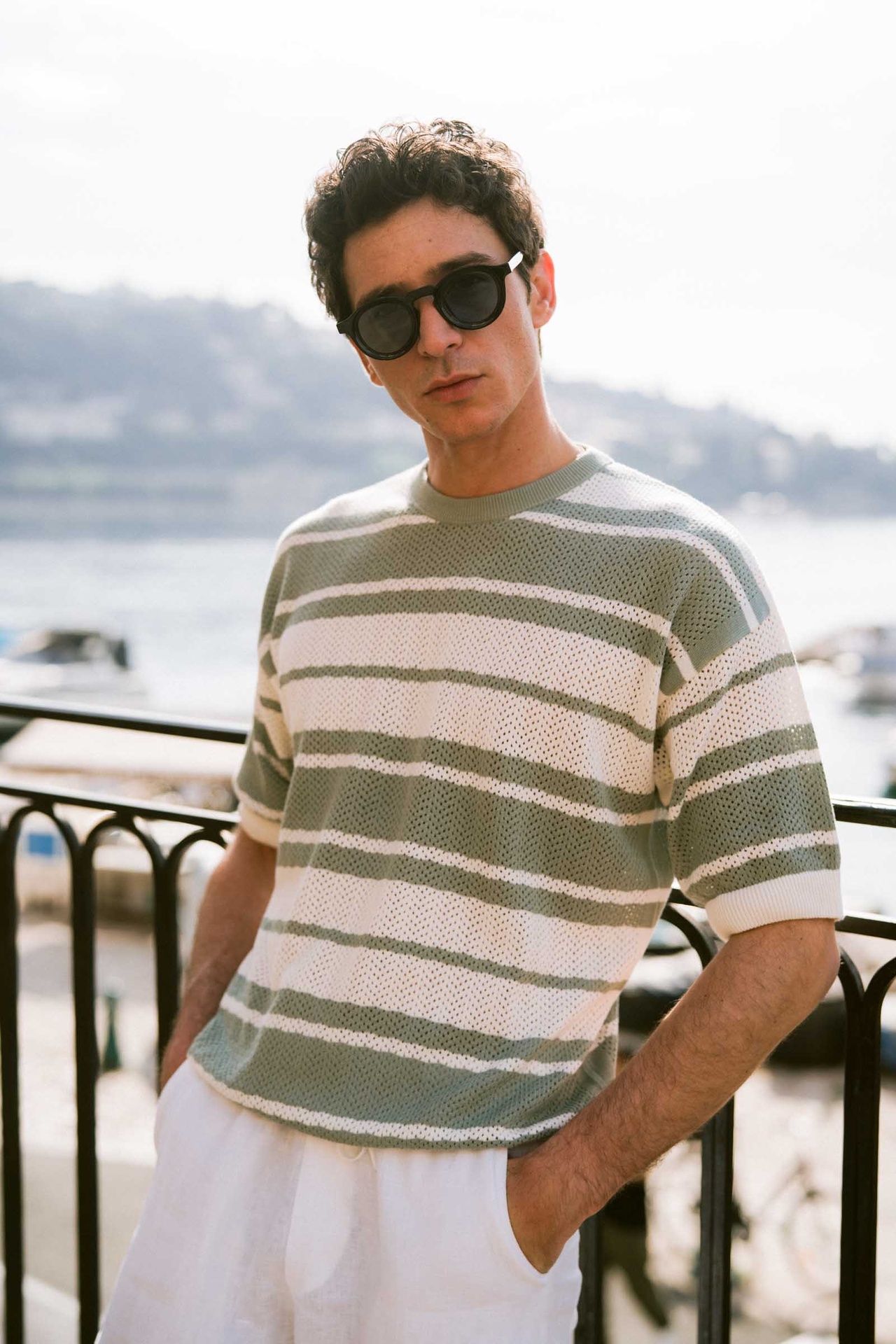 Port Striped Knit Tee 