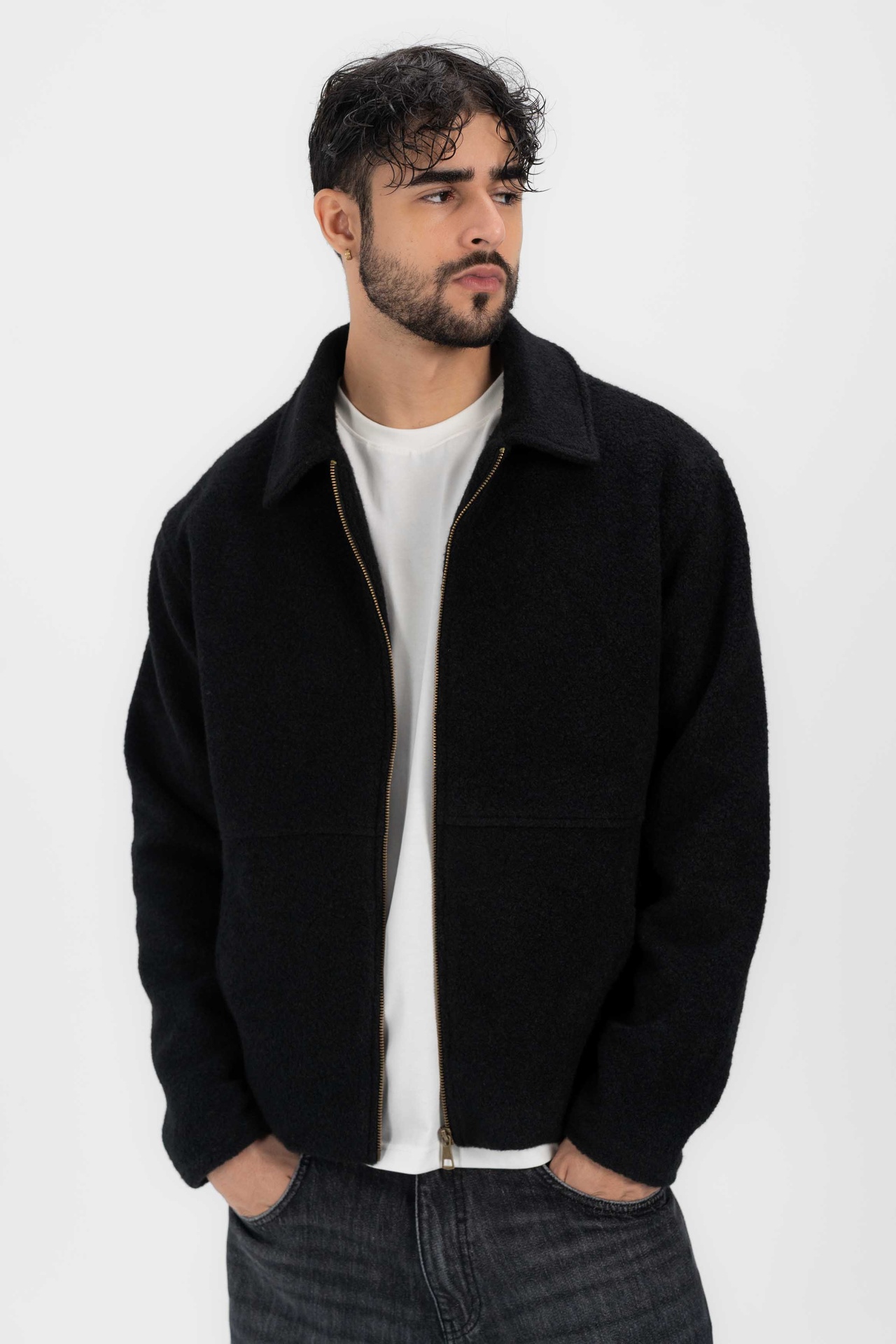 Ecru Men Stone Jacket 