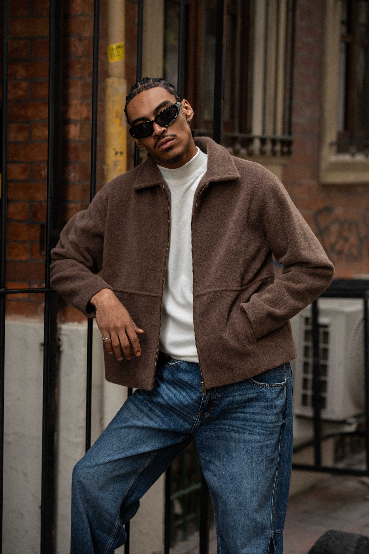 Ecru Men Stone Jacket 