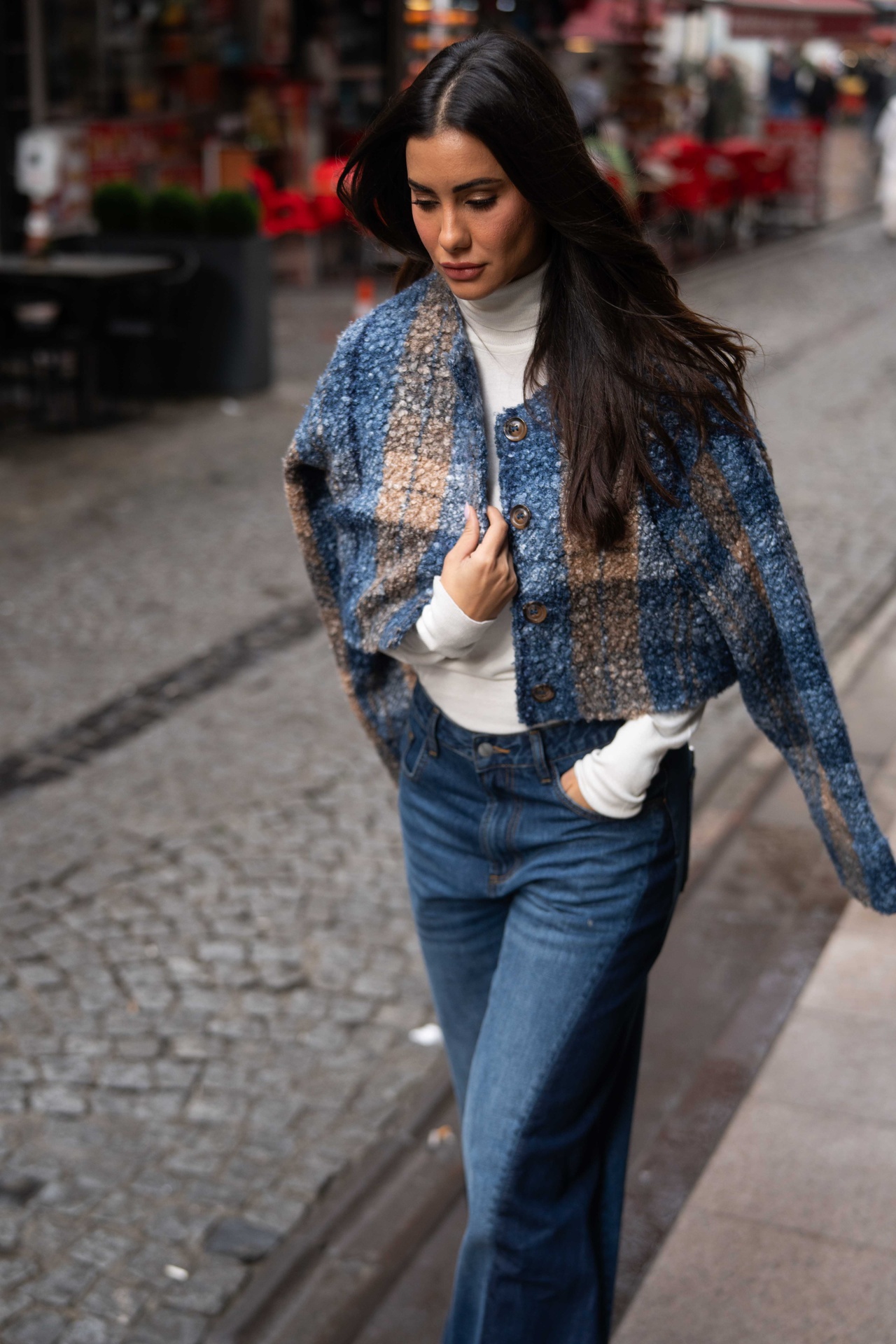 Plaid Bouclè Icon Jacket 