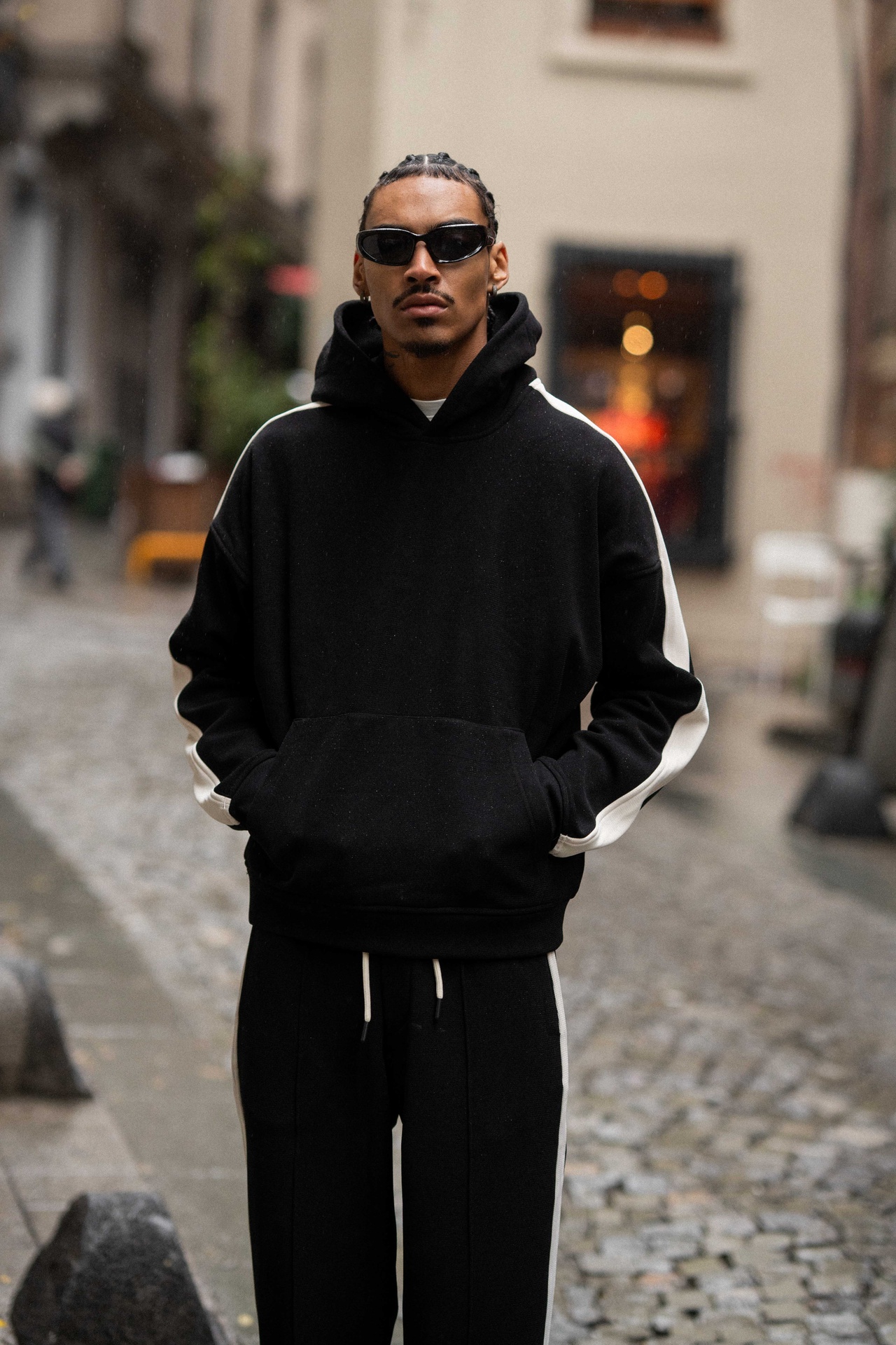 Edge Contrast Hoodie 